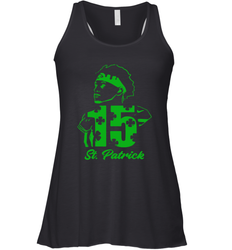 Happy St. Patrick's Day 15 Patrick Mahomes Kansas City Chiefs Racerback Tank - nikotee