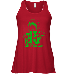 Happy St. Patrick's Day 15 Patrick Mahomes Kansas City Chiefs Racerback Tank - nikotee