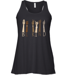 Sign Language be Kind Racerback Tank - nikotee