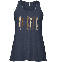 Sign Language be Kind Racerback Tank - nikotee