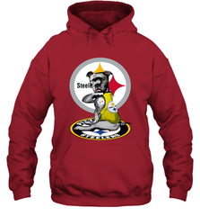 Pitbull Rottweiler I Love Pittsburgh Steelers Hoodie - nikotee
