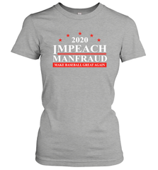 IMPEACH MANFRAUD MAKE BASEBALL GREAT AGAIN Women's T-Shirt - nikotee