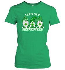 Gnomes let's get shamrocked St. Patrick's day Women's T-Shirt - nikotee