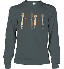 Sign Language be Kind Long Sleeve T-Shirt - nikotee