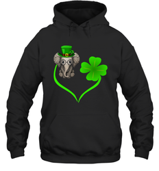 Elephant irish heart st patrick's day Hoodie - nikotee