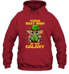 Baby Yoda Best Irish In The Galaxy Hoodie - nikotee