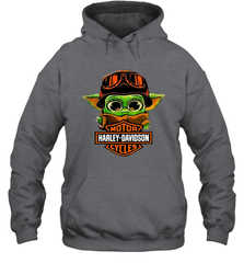 Star Wars Baby Yoda Motor Harley Davidson Cycles Hoodie - nikotee