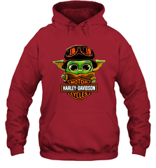 Star Wars Baby Yoda Motor Harley Davidson Cycles Hoodie - nikotee