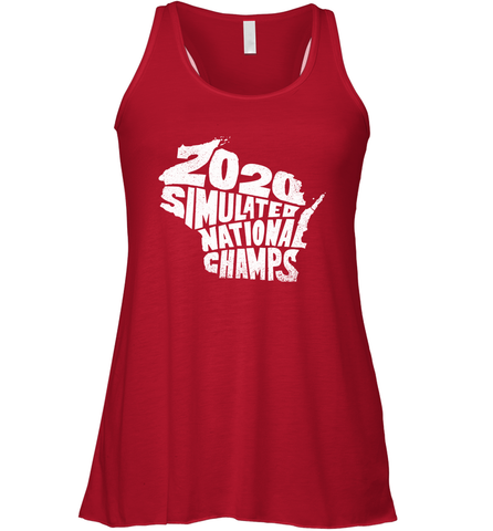 2020 Simulated National Champs Racerback Tank - nikotee