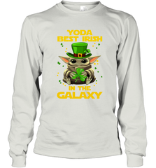 Baby Yoda Best Irish In The Galaxy Long Sleeve T-Shirt - nikotee