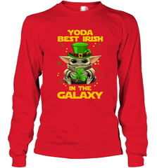Baby Yoda Best Irish In The Galaxy Long Sleeve T-Shirt - nikotee
