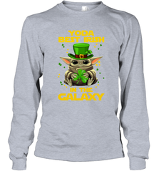 Baby Yoda Best Irish In The Galaxy Long Sleeve T-Shirt - nikotee