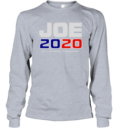 Its All About Joementum Joe Biden 2020 Long Sleeve T-Shirt - nikotee