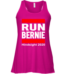 Run Bernie Hindsight 2020 Racerback Tank - nikotee