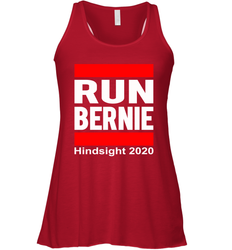 Run Bernie Hindsight 2020 Racerback Tank - nikotee