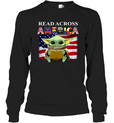 Baby Yoda Read Across America Long Sleeve T-Shirt - nikotee