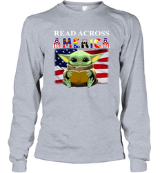 Baby Yoda Read Across America Long Sleeve T-Shirt - nikotee