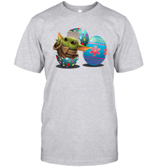 Easter Eggs Baby Yoda Men's T-Shirt - nikotee