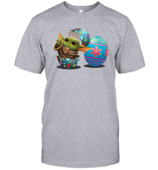 Easter Eggs Baby Yoda Men's T-Shirt - nikotee