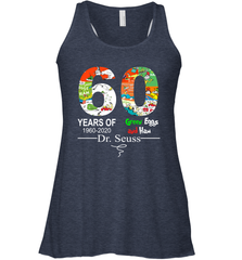 60 years of 1960 2020 Green Eggs and Ham Dr. Seuss Racerback Tank - nikotee