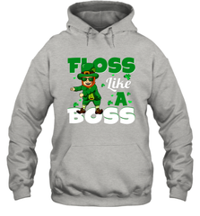 St Patrick's day Leprechaun floss like a boss Hoodie - nikotee