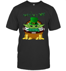 Baby Yoda The Mandalorian Happy St Patrick's Day Men's T-Shirt - nikotee
