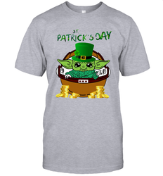Baby Yoda The Mandalorian Happy St Patrick's Day Men's T-Shirt - nikotee