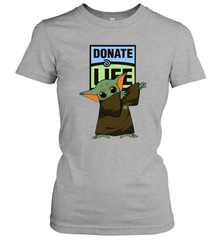 Baby Yoda Dabbing Donate Life Women's T-Shirt - nikotee