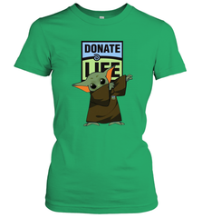 Baby Yoda Dabbing Donate Life Women's T-Shirt - nikotee