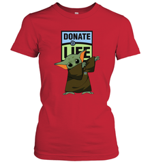 Baby Yoda Dabbing Donate Life Women's T-Shirt - nikotee