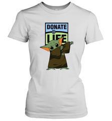 Baby Yoda Dabbing Donate Life Women's T-Shirt - nikotee