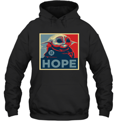 Baby Yoda Hope Vintage Hoodie - nikotee