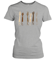 Sign Language be Kind Women's T-Shirt - nikotee