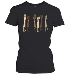 Sign Language be Kind Women's T-Shirt - nikotee