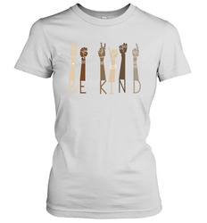 Sign Language be Kind Women's T-Shirt - nikotee