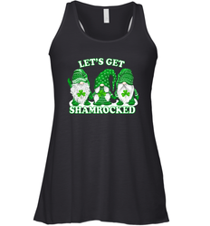 Gnomes let's get shamrocked St. Patrick's day Racerback Tank - nikotee