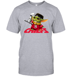 Kansas City Chiefs Baby Yoda Patrick Mahomes Men's T-Shirt - nikotee