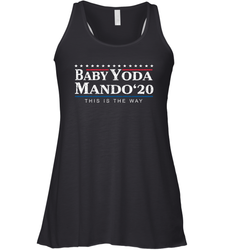 BABY YODA MANDO THIS IS THE WAY 2020 Racerback Tank - nikotee