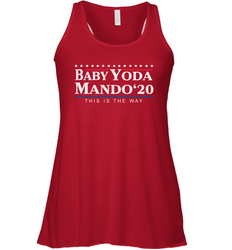 BABY YODA MANDO THIS IS THE WAY 2020 Racerback Tank - nikotee