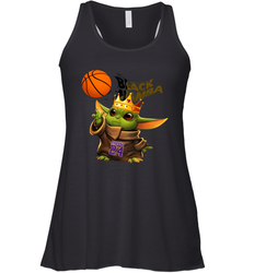 Star Wars Baby Yoda King Black Mamba Bryant 24 Racerback Tank - nikotee