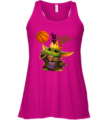 Star Wars Baby Yoda King Black Mamba Bryant 24 Racerback Tank - nikotee