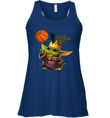 Star Wars Baby Yoda King Black Mamba Bryant 24 Racerback Tank - nikotee