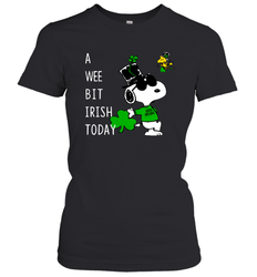 Snoopy A Wee Bit Irish Today Women's T-Shirt - nikotee