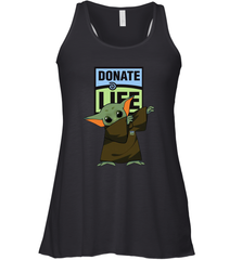 Baby Yoda Dabbing Donate Life Racerback Tank - nikotee
