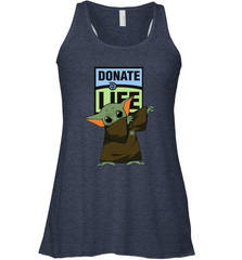 Baby Yoda Dabbing Donate Life Racerback Tank - nikotee