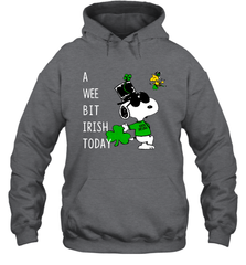 Snoopy A Wee Bit Irish Today Hoodie - nikotee