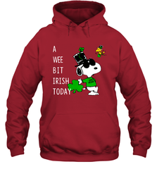 Snoopy A Wee Bit Irish Today Hoodie - nikotee