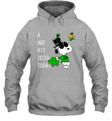 Snoopy A Wee Bit Irish Today Hoodie - nikotee