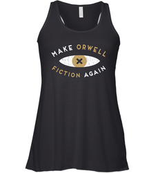 Make Orwell Fiction Again Recon Eye Racerback Tank - nikotee