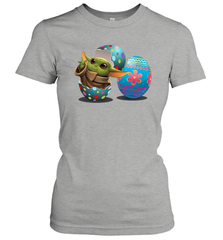 Easter Eggs Baby Yoda Women's T-Shirt - nikotee